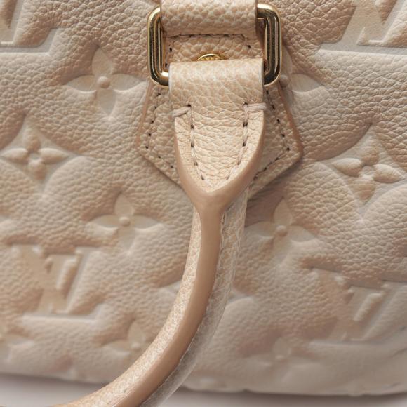 LOUIS VUITTON Speedy Bandouliere Handbag Leather Empreinte Beige - Picture 6 of 6
